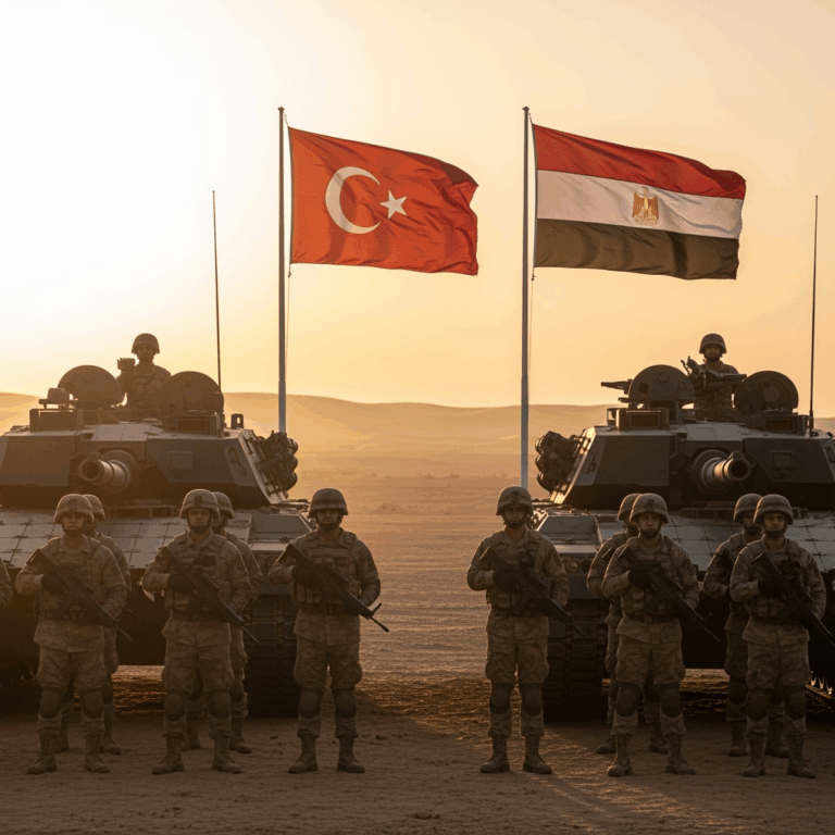 Illustration for: Turkey and Egypt Resume Joint Military Exercises
