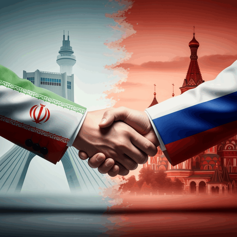 Illustration for: Iran and Russia Strengthen Bilateral Cooperation