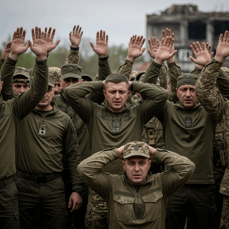 Illustration for: Increased Surrenders Among Ukrainian Officers