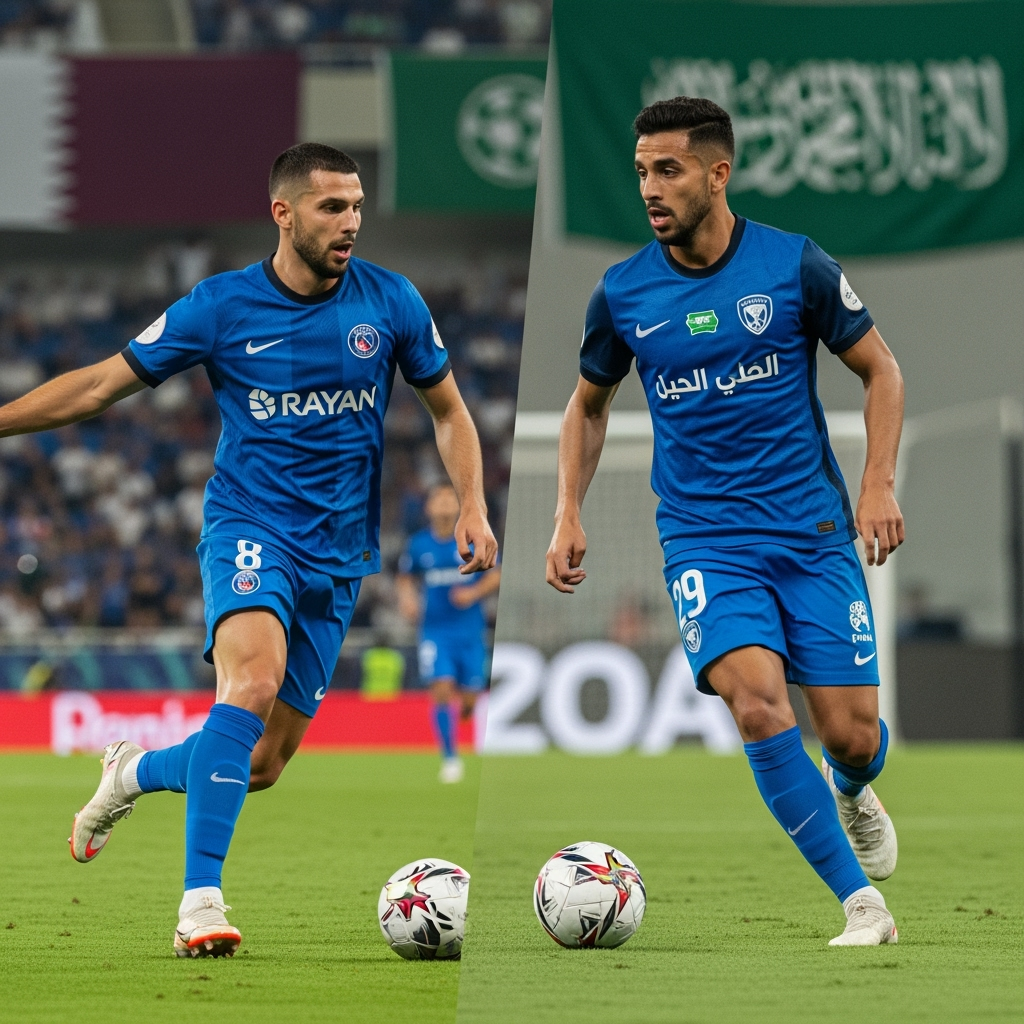 Illustration for: Mitrovic Moves to Al Rayyan, Nunez Joins Al Hilal