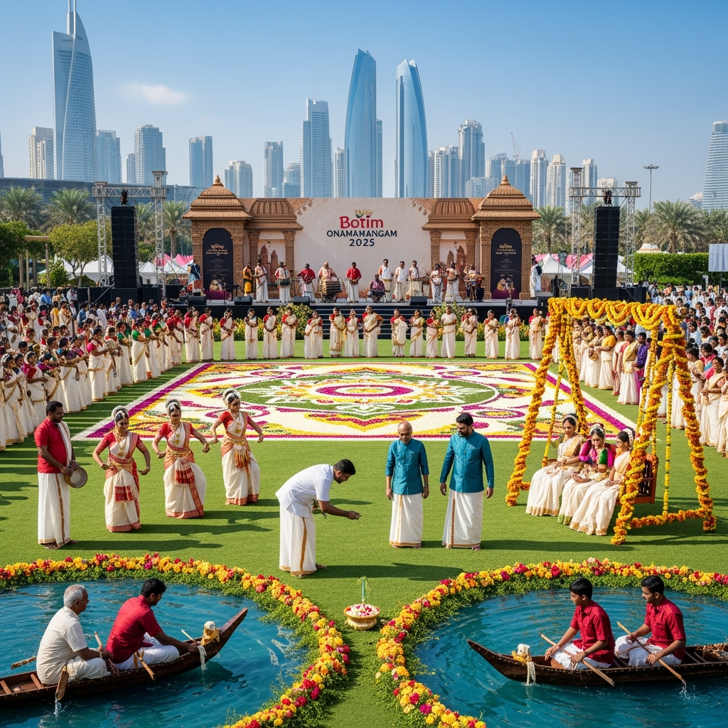 Illustration for: BOTIM Onamamangam 2025: UAE's Grand Onam Celebration