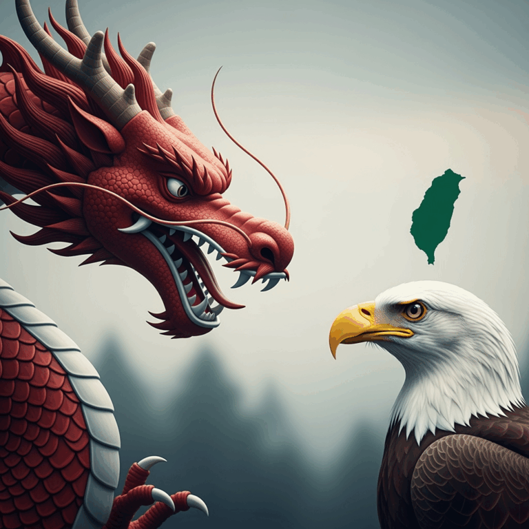 Illustration for: China Warns US on Taiwan Relations
