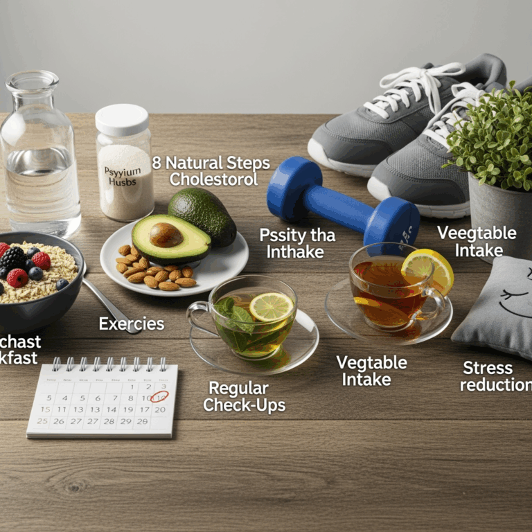 Illustration for: 8 Natural Steps to Lower Cholesterol Quickly