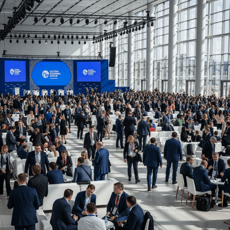 Illustration for: Eastern Economic Forum Attracts Over 8,400 Participants
