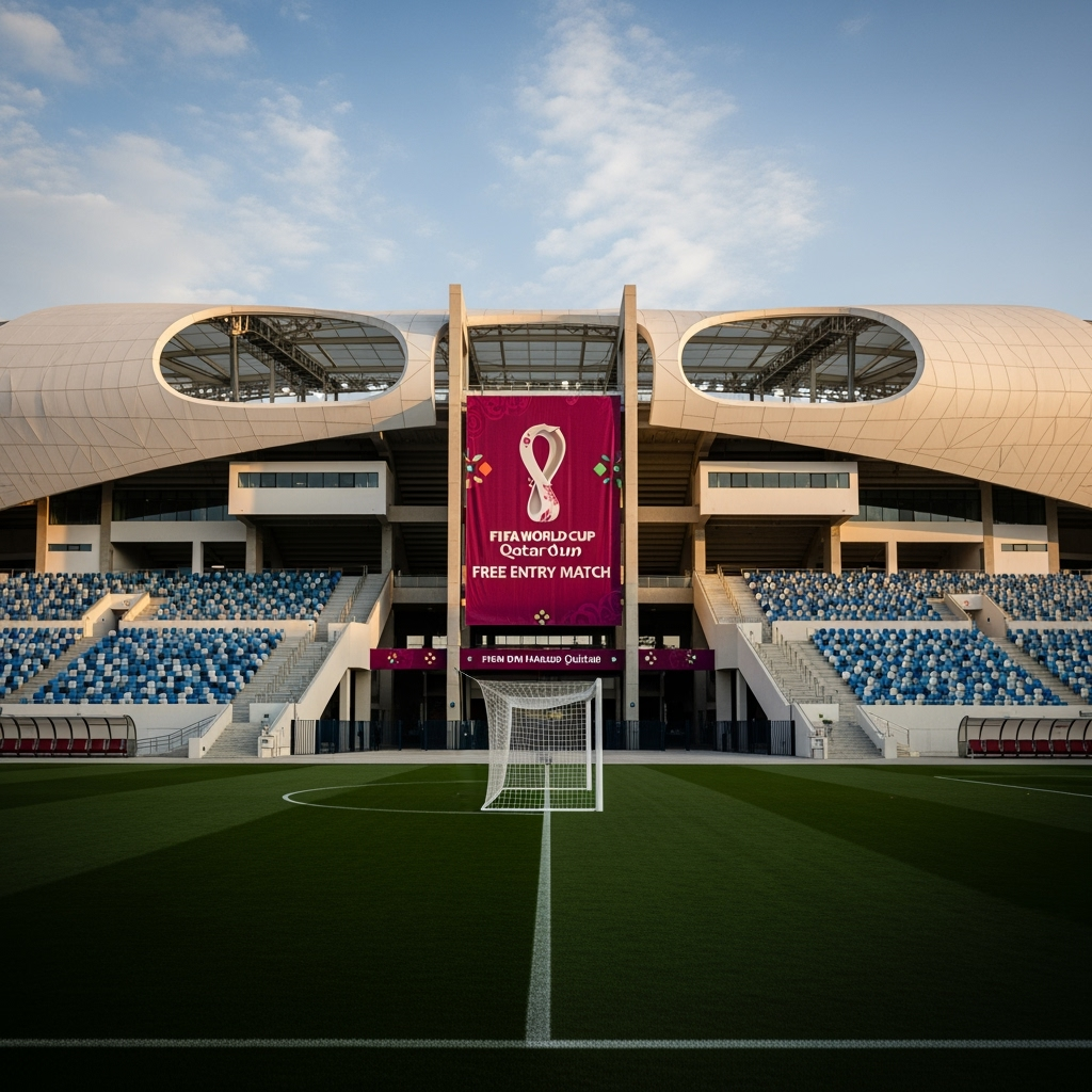 Illustration for: Qatar to Host Free Entry Match at Jassim Bin Hamad