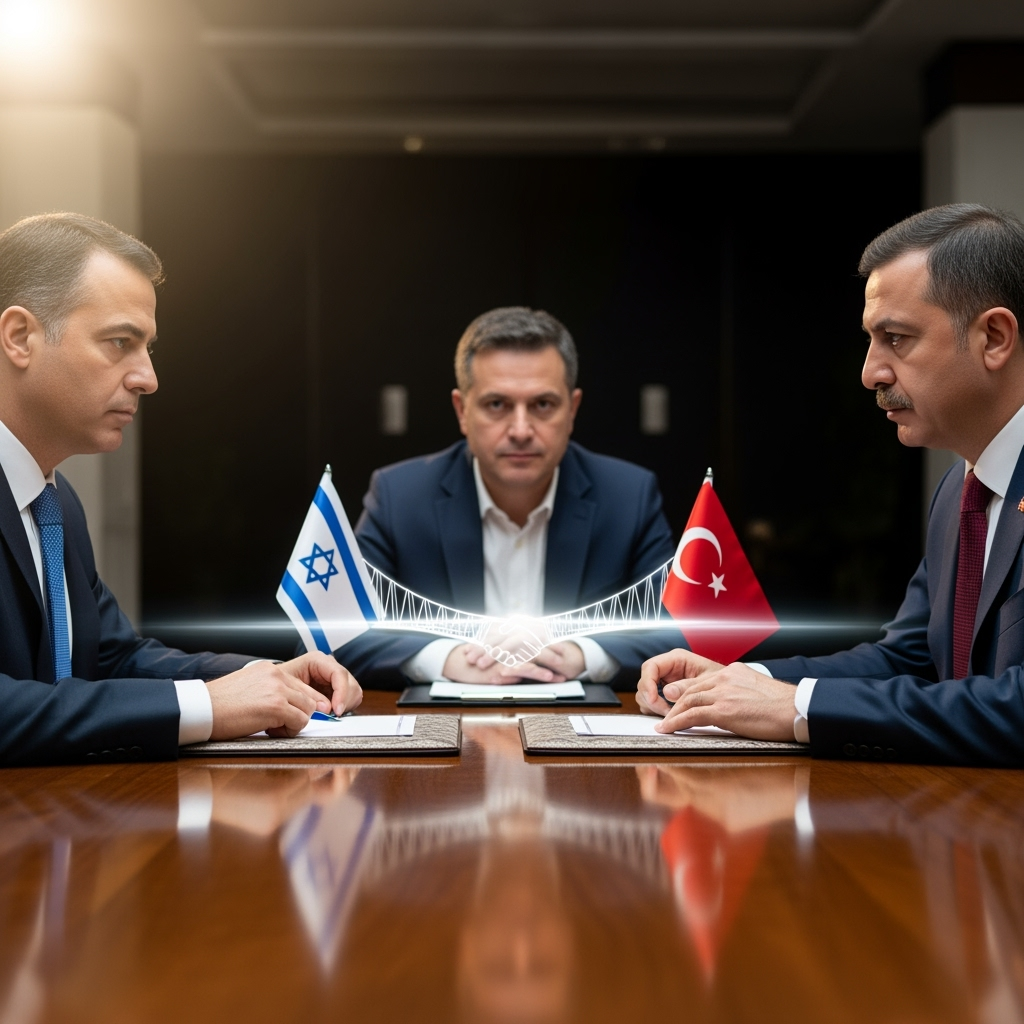 Illustration for: Israel-Turkey Mediation Efforts Amid Gaza Conflict