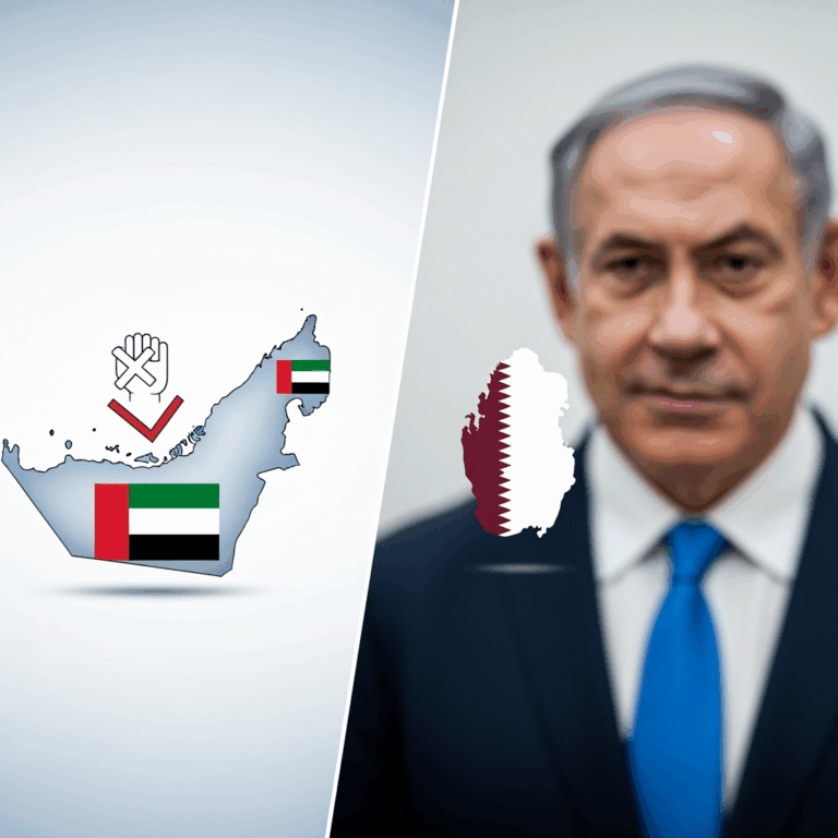 Illustration for: UAE Denounces Netanyahu's Statements Against Qatar