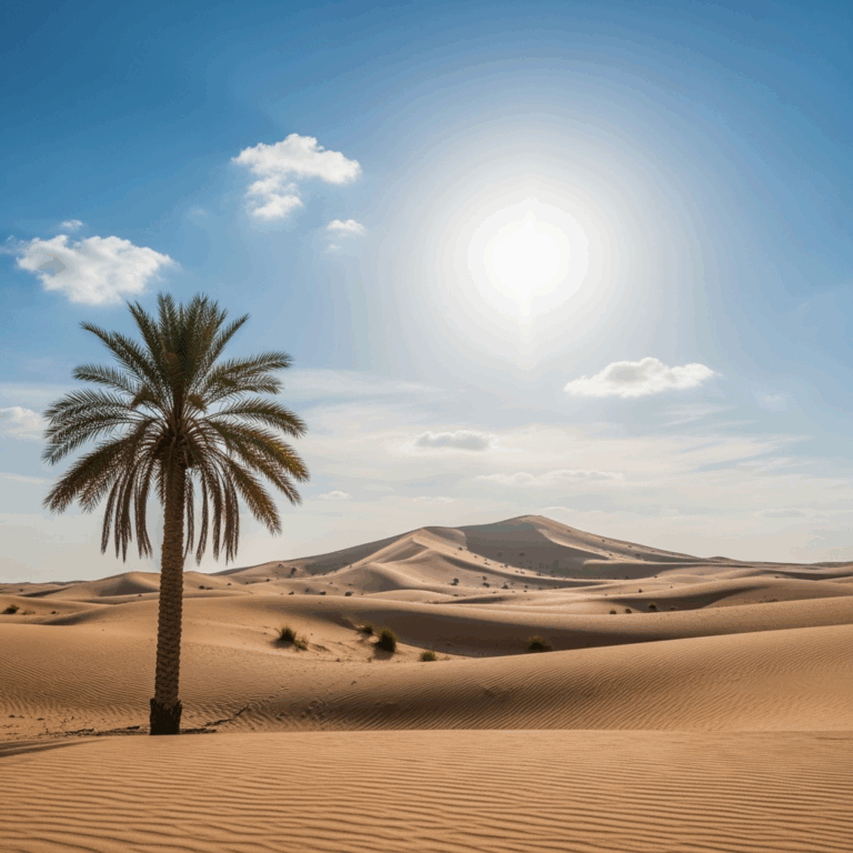 Illustration for: UAE Weather: Fair Skies, Rising Temperatures