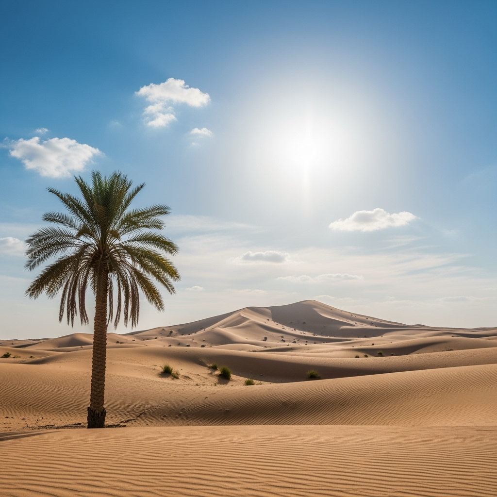 Illustration for: UAE Weather: Fair Skies, Rising Temperatures
