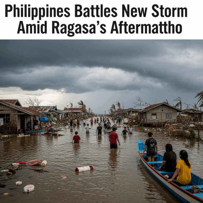 Illustration for: Philippines Battles New Storm Amid Ragasa's Aftermath