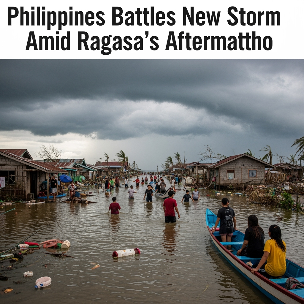 Illustration for: Philippines Battles New Storm Amid Ragasa's Aftermath