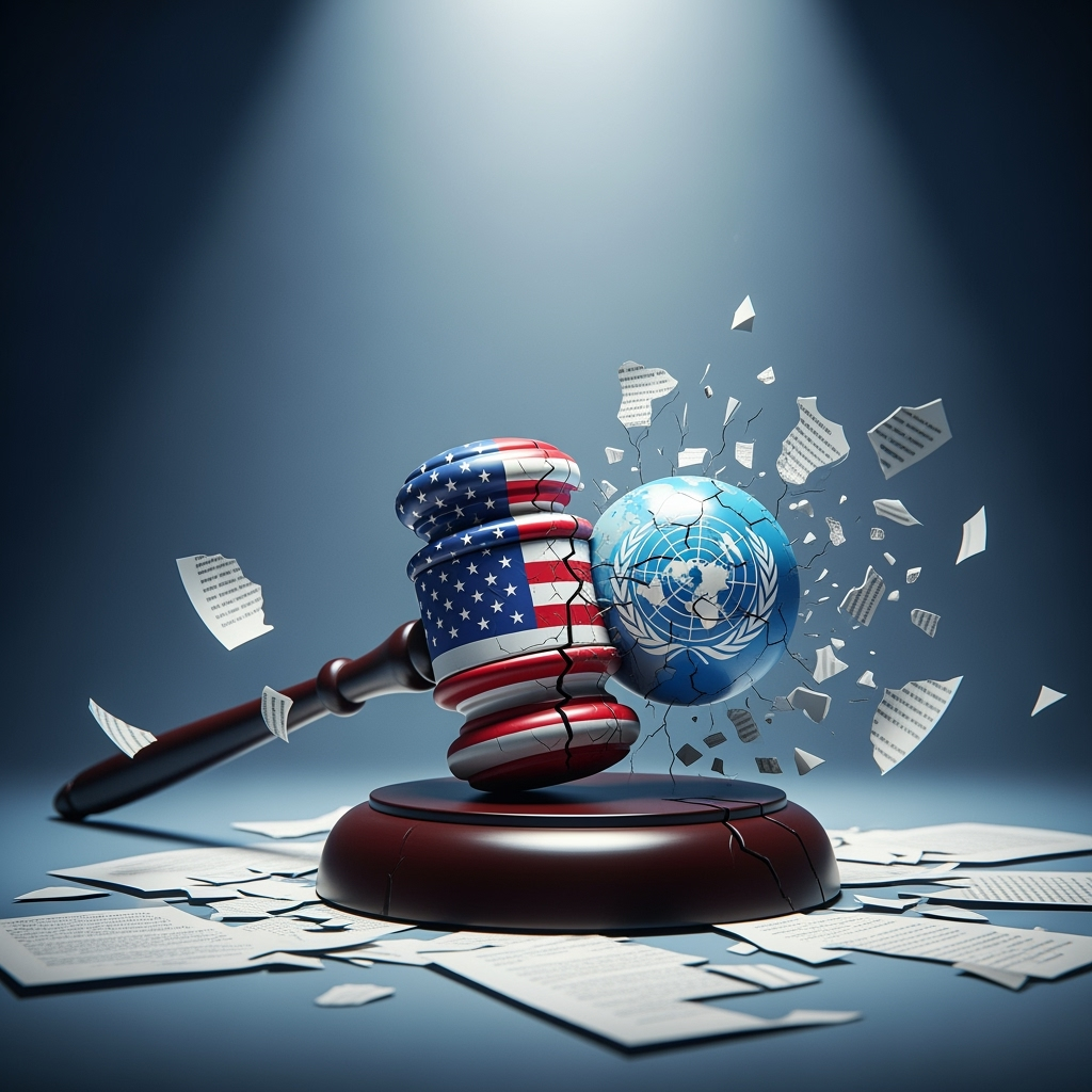 Illustration for: UN Security Council Resolution Vetoed by US