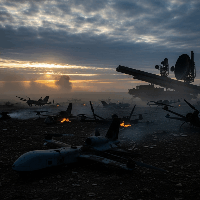 Illustration for: Russian Defense Destroys 70 Ukrainian Drones