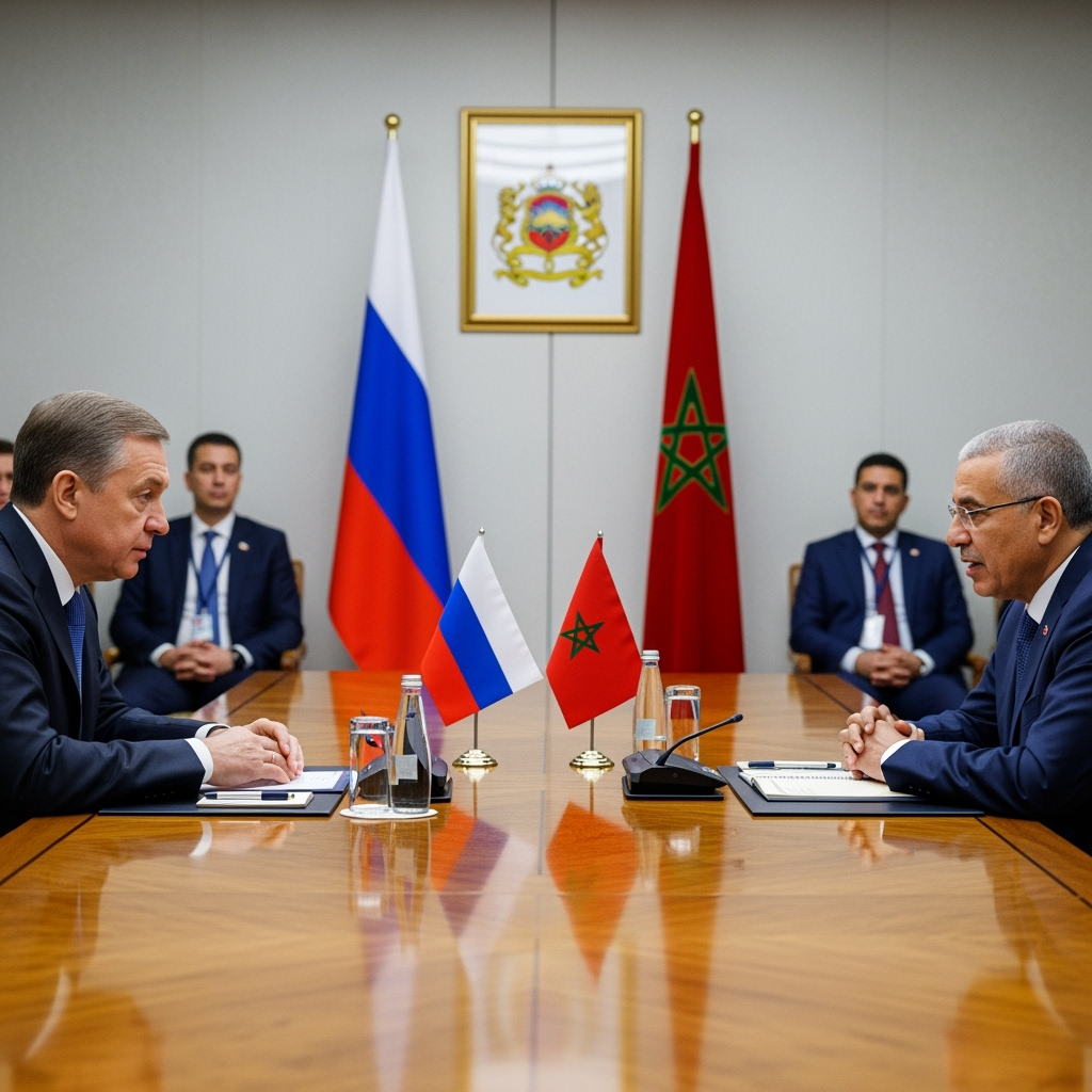 Illustration for: Russia-Morocco Talks on Regional and Global Matters
