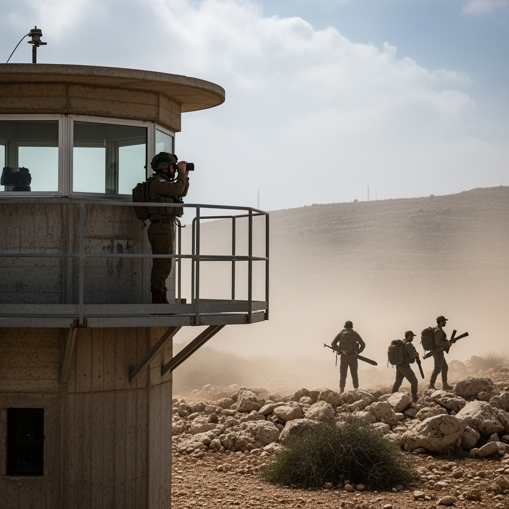 Illustration for: Israel Warns of Hezbollah Activity in South