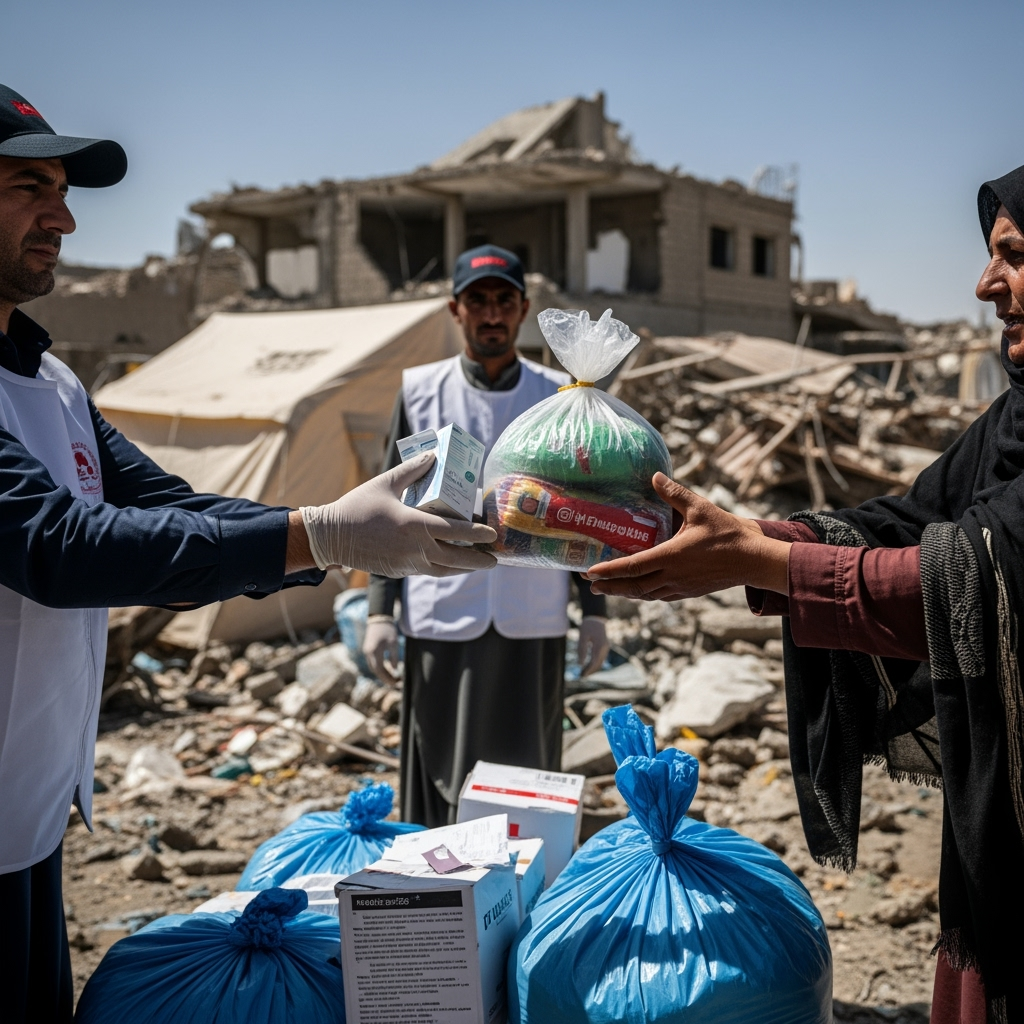 Illustration for: UAE Aids Afghanistan After Devastating Earthquake