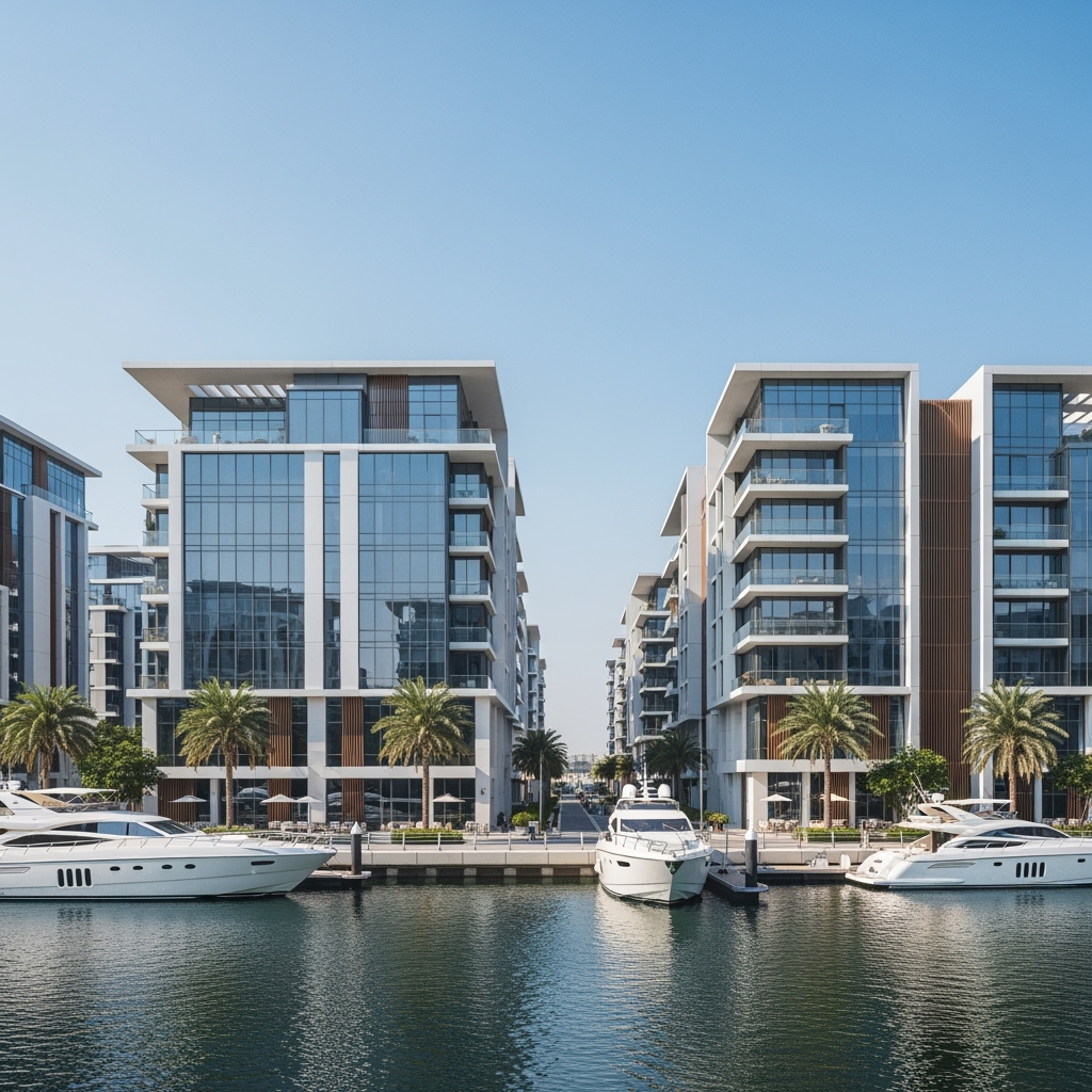 Illustration for: Breez by Danube: Luxury Waterfront Living in Dubai