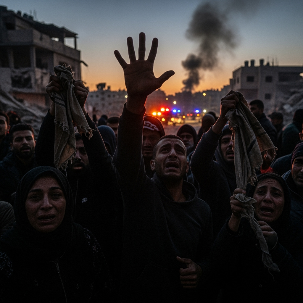 Illustration for: Israel's Targeting of Hamas Leaders Sparks Outrage