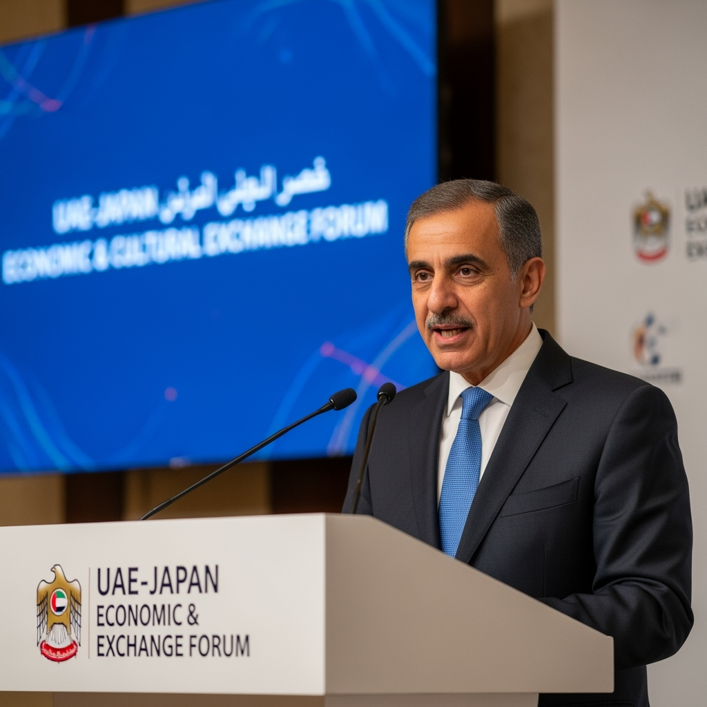 Illustration for: AbdulWahed Bin Shabib to Speak at UAE-Japan Forum