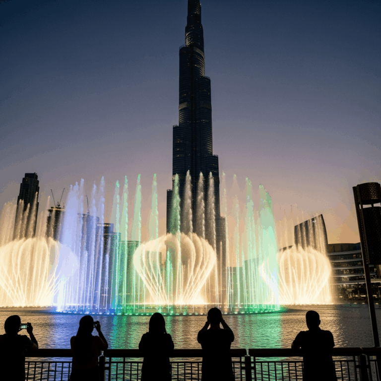 Illustration for: Dubai Fountain Returns: Shows Resume October 1