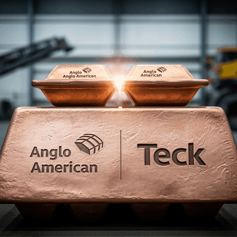 Illustration for: Anglo American and Teck Merge to Form Copper Giant