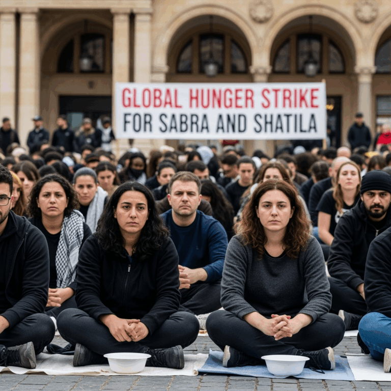 Illustration for: Global Hunger Strike for Sabra and Shatila