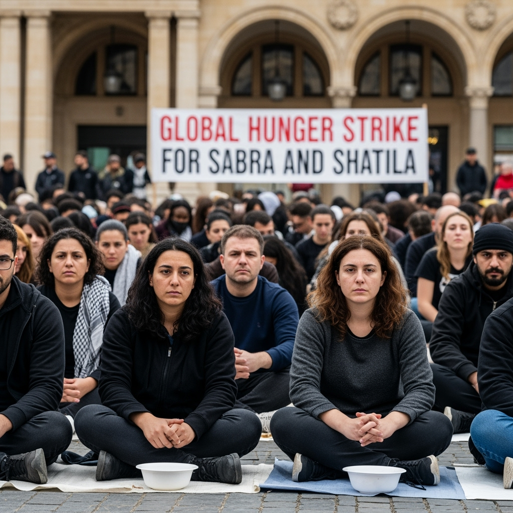 Illustration for: Global Hunger Strike for Sabra and Shatila