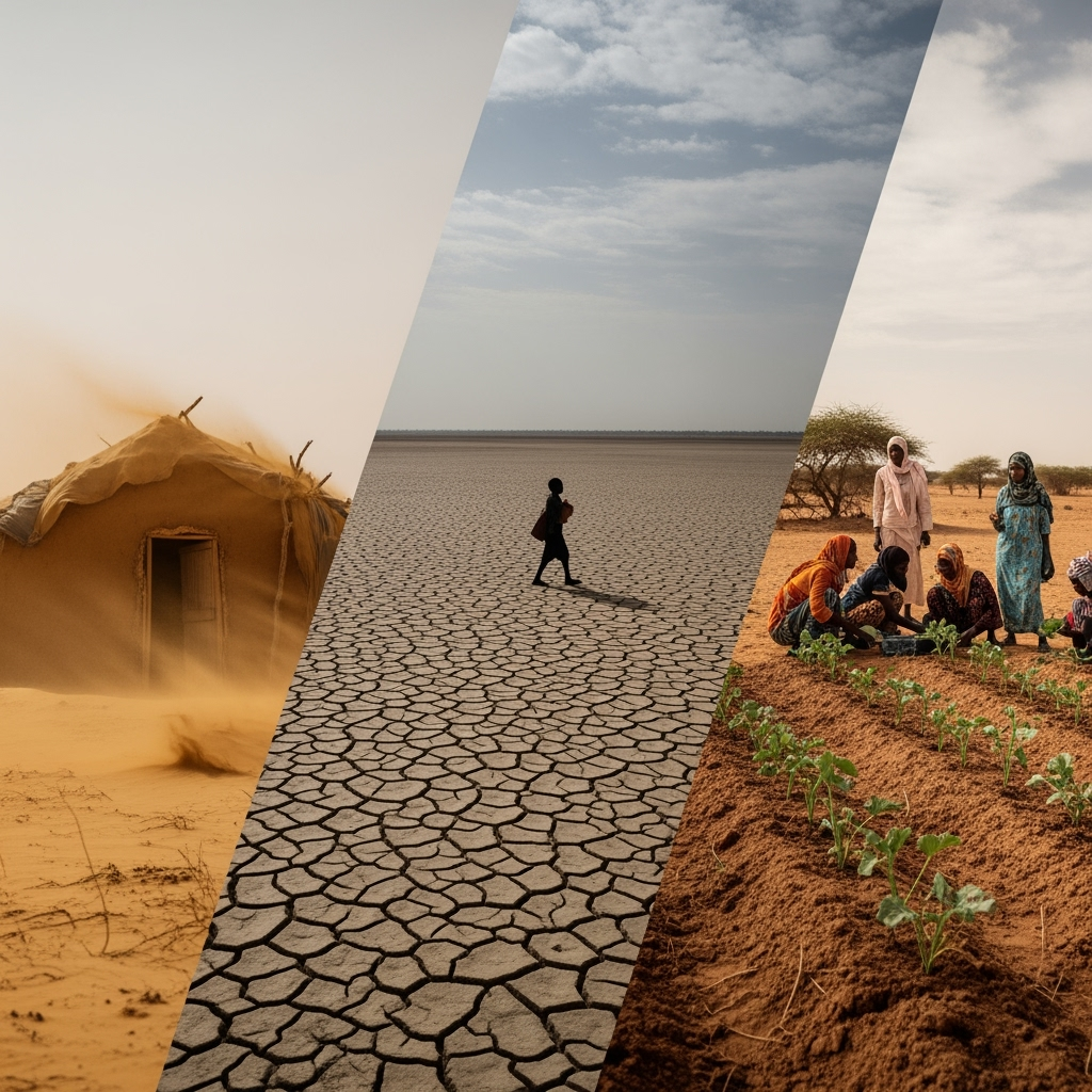 Illustration for: Bentley Brown's Film Trilogy on Chad Climate Change