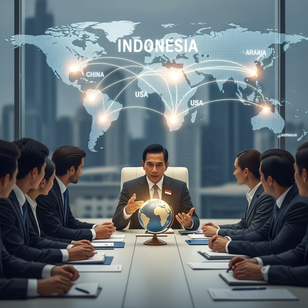 Illustration for: Indonesia's Role in Global Trade and Politics