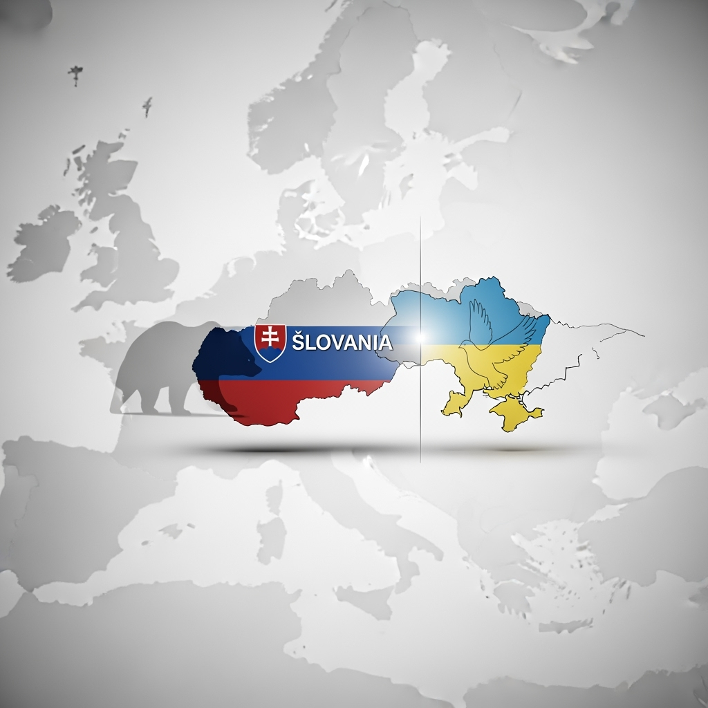 Illustration for: Slovakia's Stance on Russia and Ukraine
