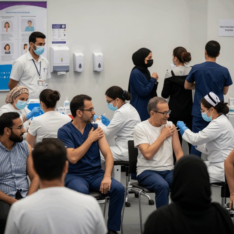 Illustration for: UAE Residents Urged to Get Early Flu Shots