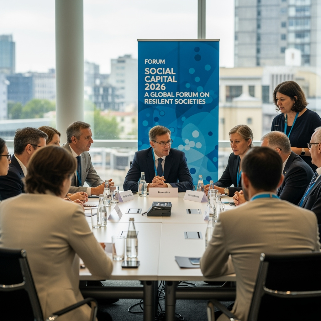 Illustration for: Social Capital 2026: A Global Forum on Resilient Societies