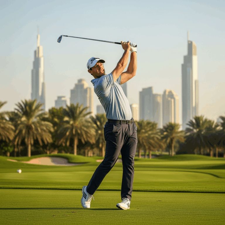 Illustration for: Rory McIlroy Returns to 2026 Dubai Desert Classic
