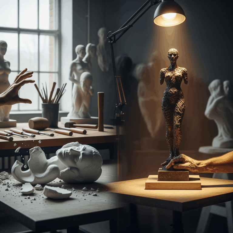 Illustration for: Challenges and Triumphs in Plastic Art