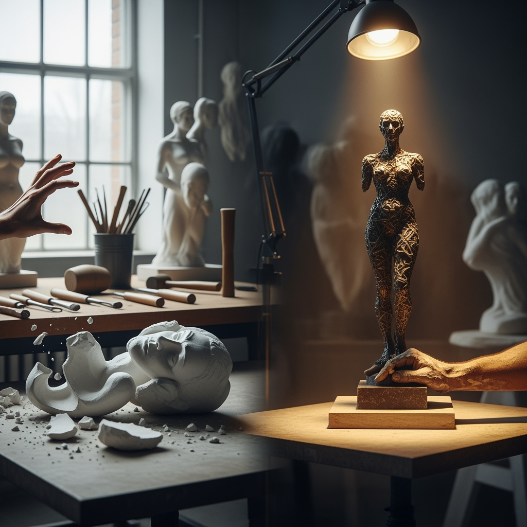 Illustration for: Challenges and Triumphs in Plastic Art