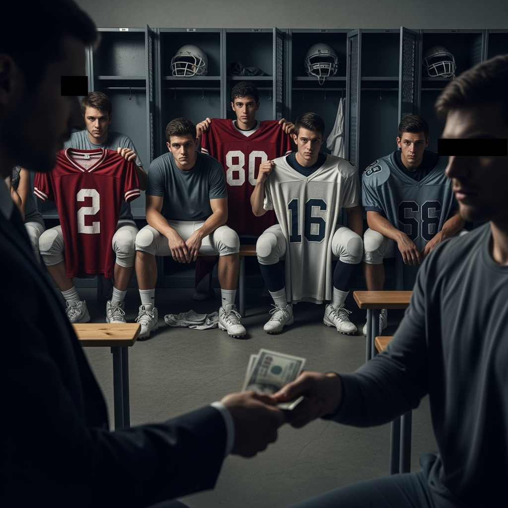Illustration for: Fake Football Team's Human Trafficking Scam Uncovered