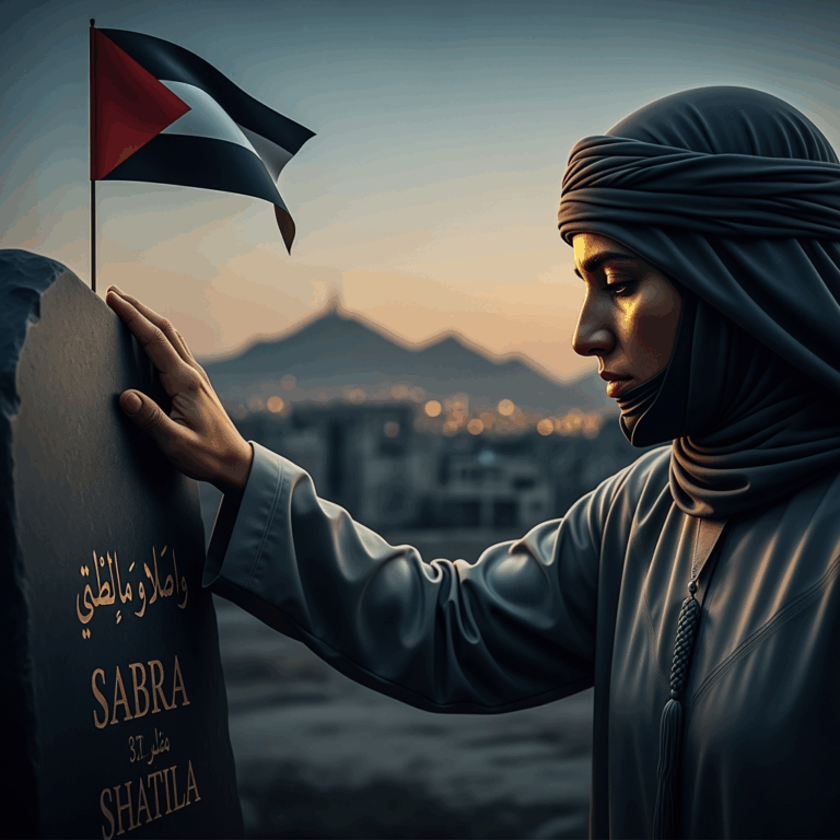 Illustration for: UAE’s Solidarity for Sabra and Shatila Massacre