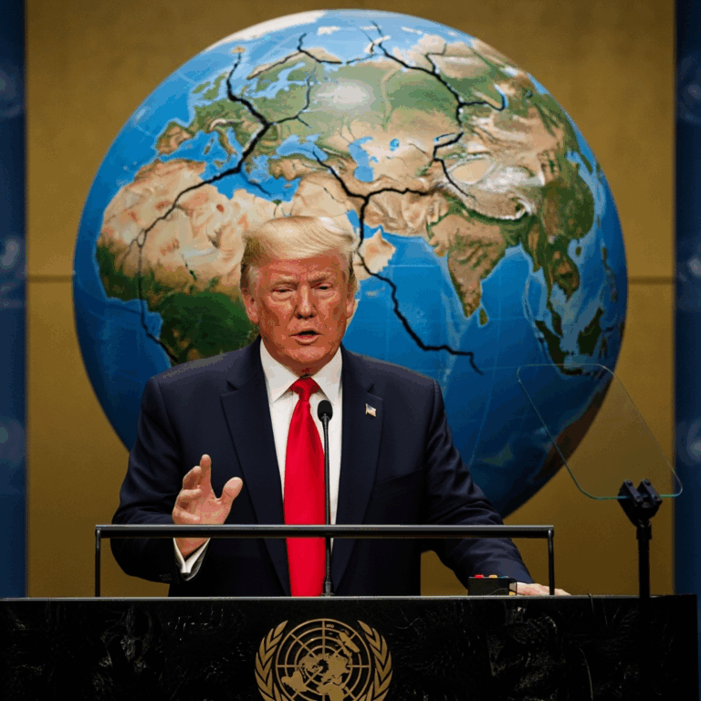Illustration for: Trump's Critique of the United Nations