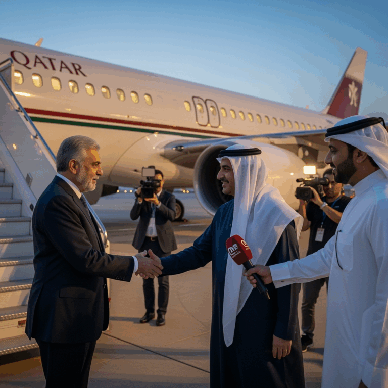 Illustration for: Pakistan PM Visits Qatar After Israeli Airstrike