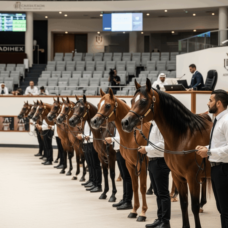 Illustration for: Arabian Horses Unsold at ADIHEX Auction