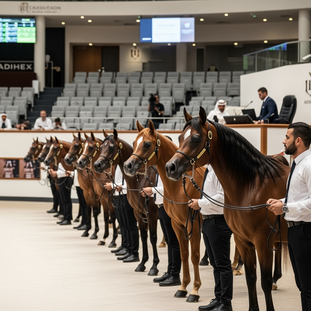 Illustration for: Arabian Horses Unsold at ADIHEX Auction