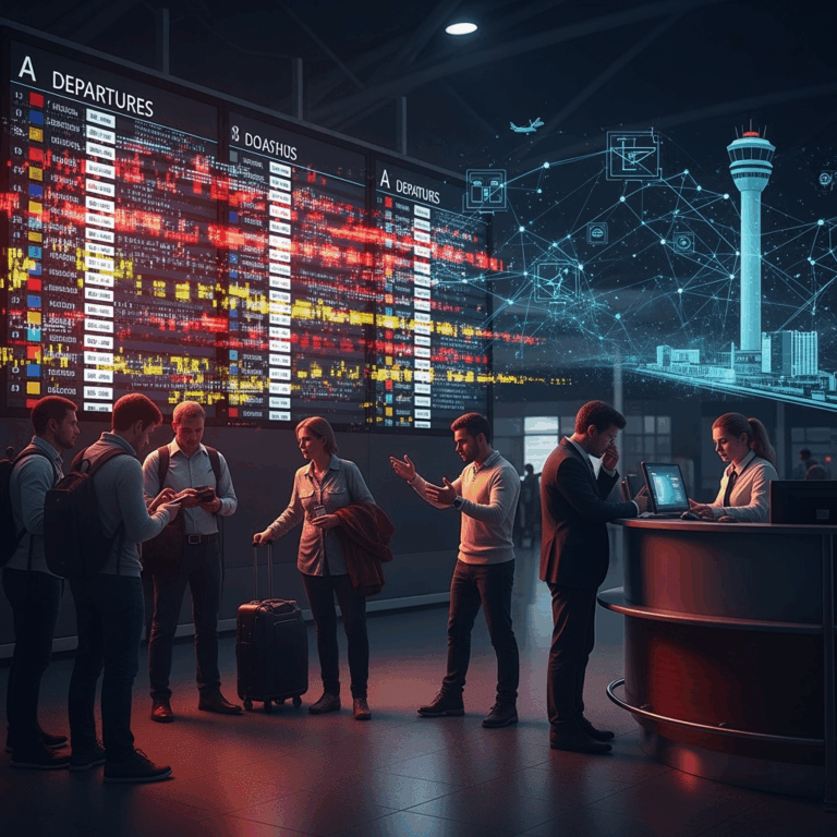 Illustration for: Cyberattack Hits Major European Airports, Causes Delays
