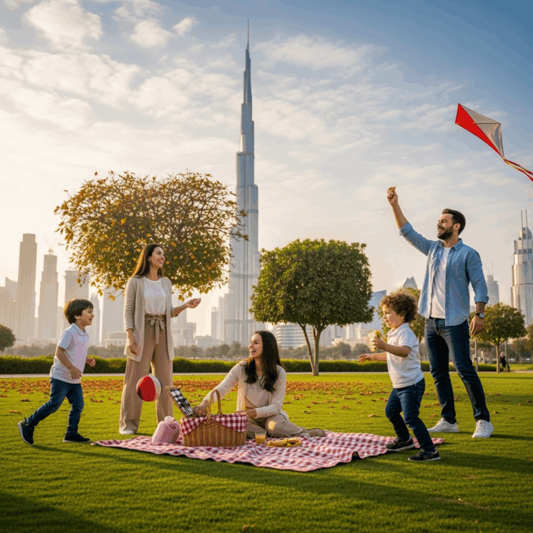 Illustration for: UAE Embraces Cooler Weather After Autumn Equinox