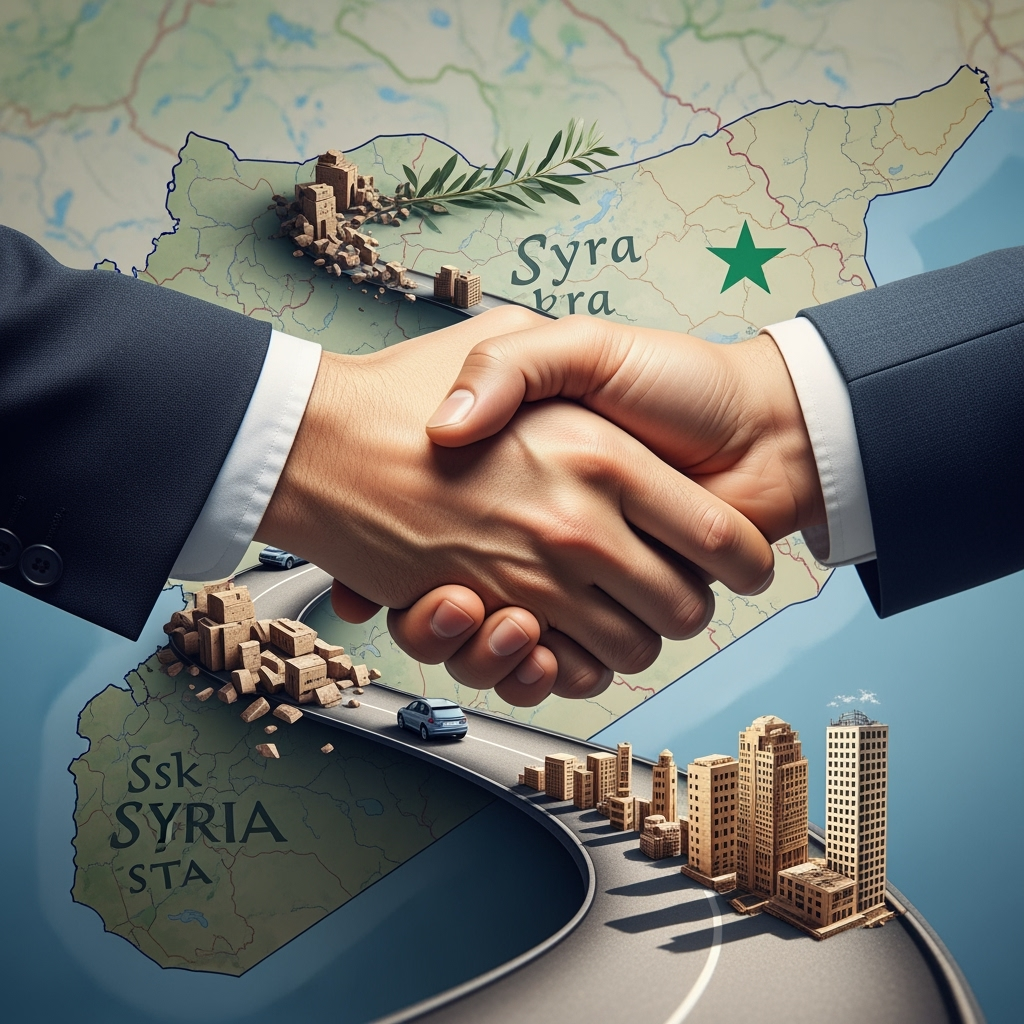 Illustration for: Syria's Path to Stability and US Relations