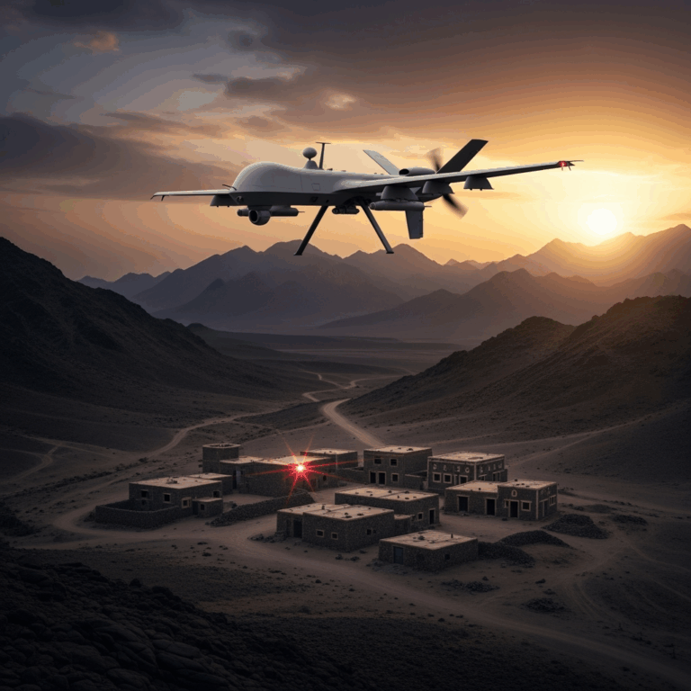 Illustration for: US Drone Strikes in Yemen: Al-Qaeda Leaders Targeted