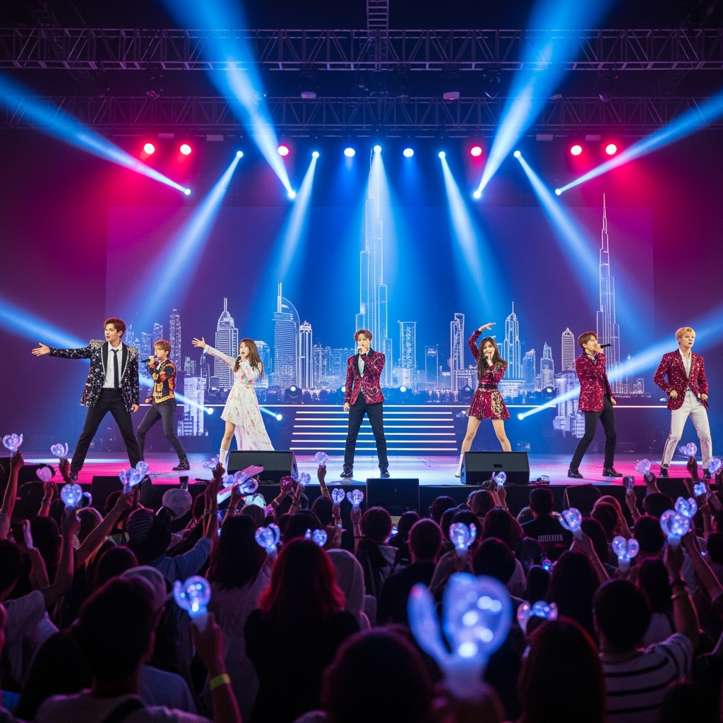 Illustration for: Dream Concert Brings K-pop Stars to the UAE