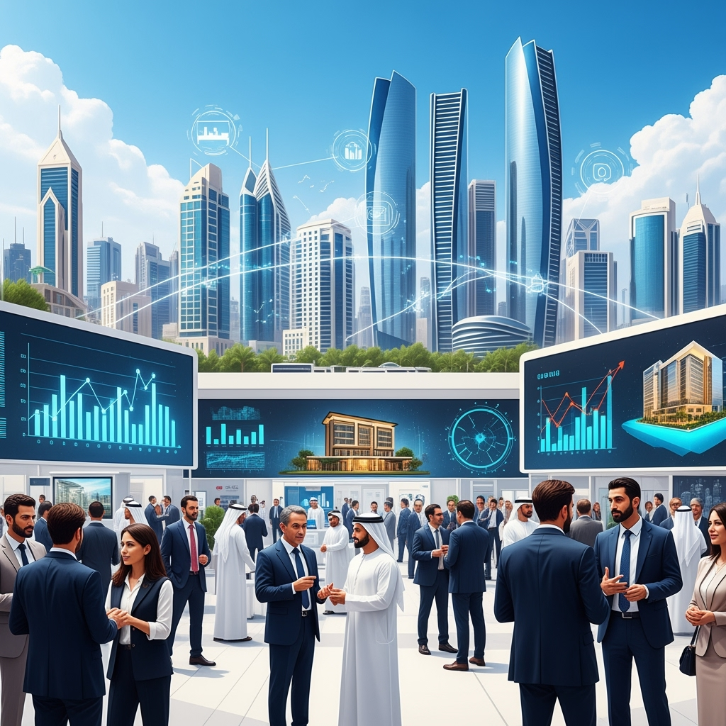 Illustration for: Abu Dhabi's Real Estate Boom at IREIS 2025