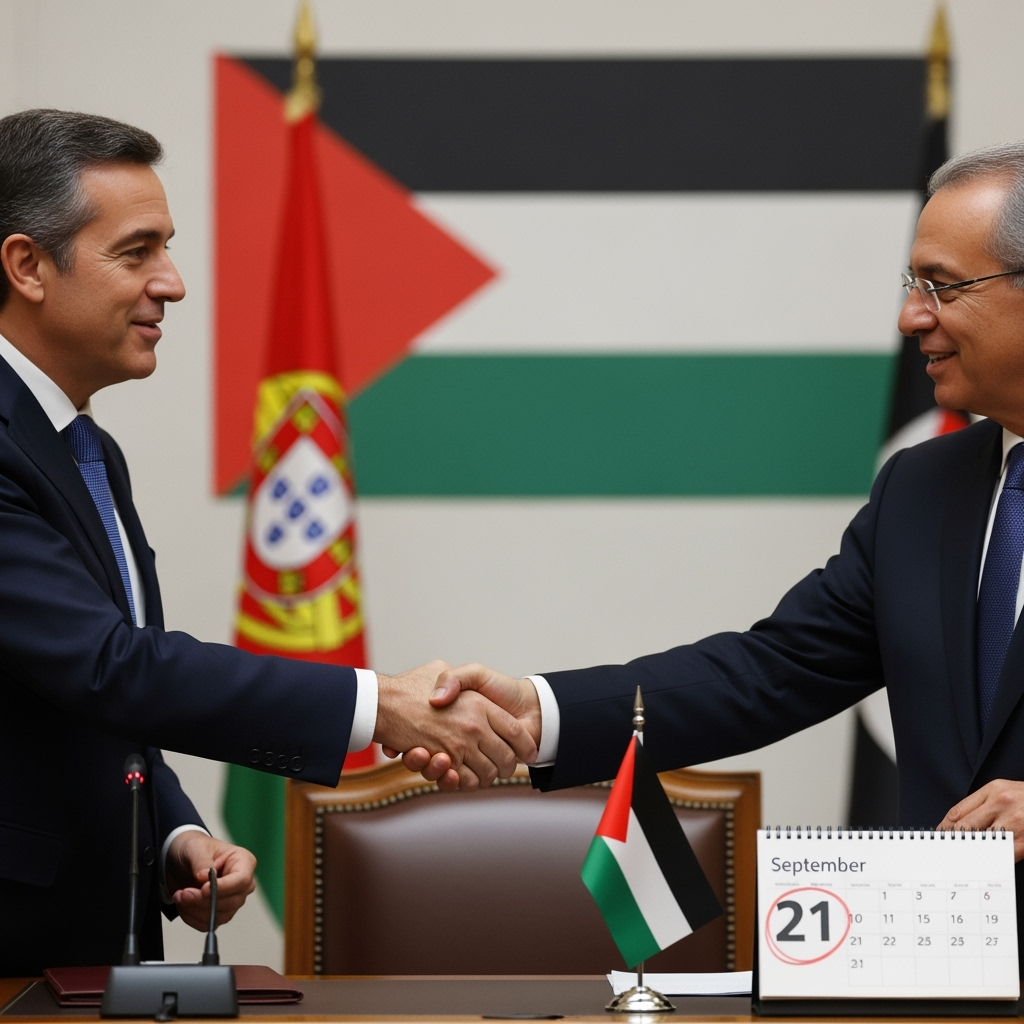 Illustration for: Portugal to Recognize Palestine State on September 21