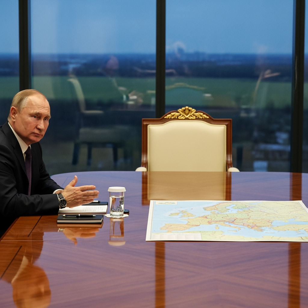 Illustration for: Putin Open to Talks with Ukraine, Seeks Security Guarantees