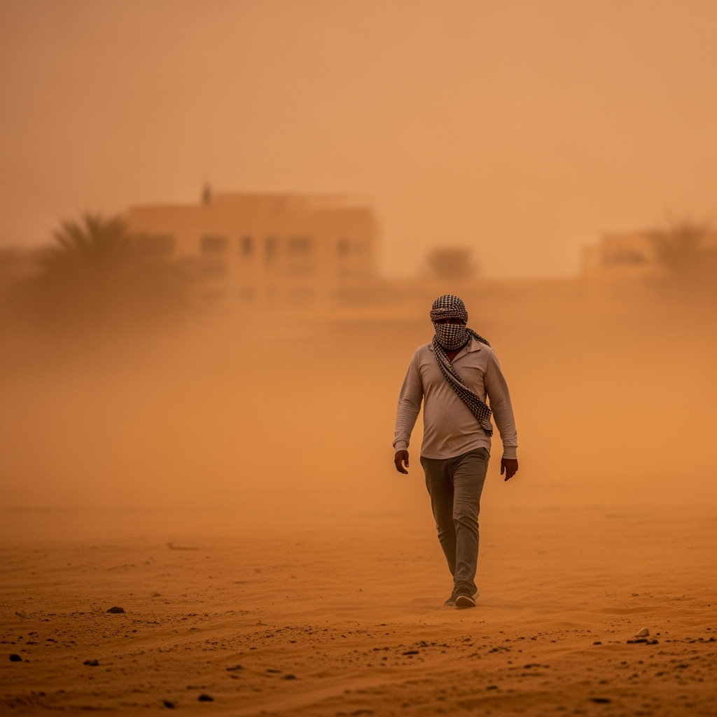 Illustration for: UAE Dusty Weather: Alerts and Safety Tips